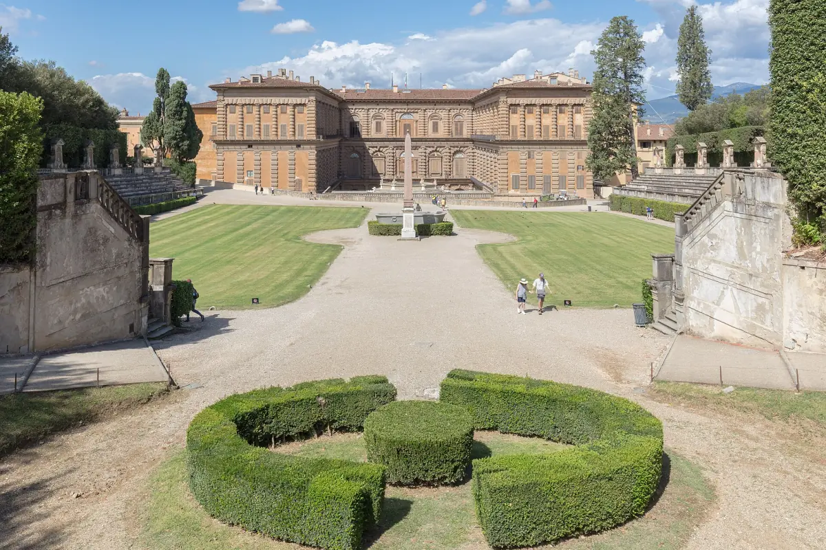 The Boboli Gardens behind Palazzo Pitti
