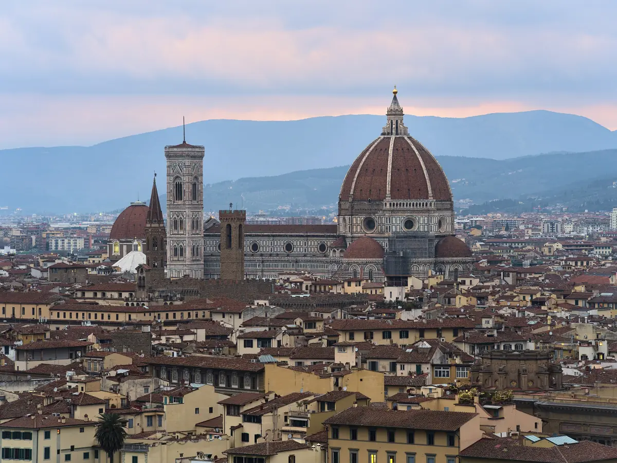 Florence and the Duomo from Piazzale Michelangelo