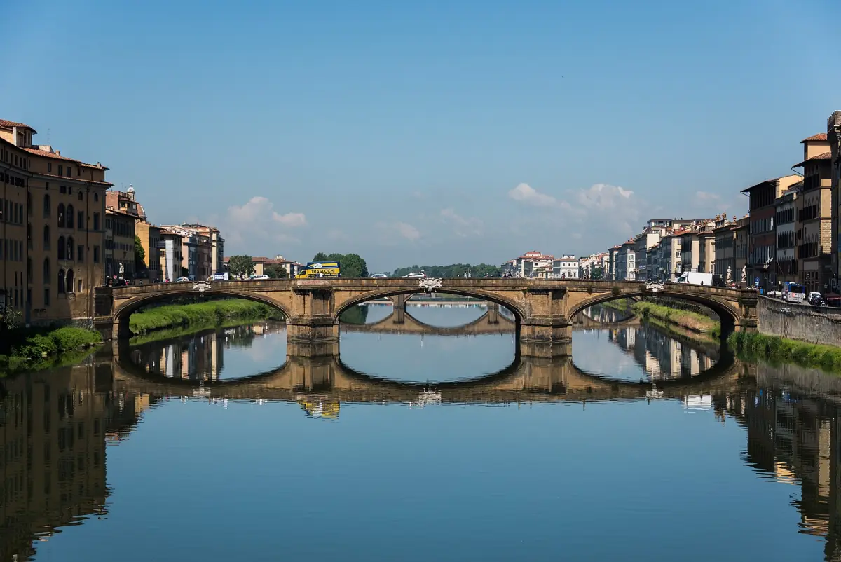 Ponte Santa Trinita seen from the Ponte Vecchio