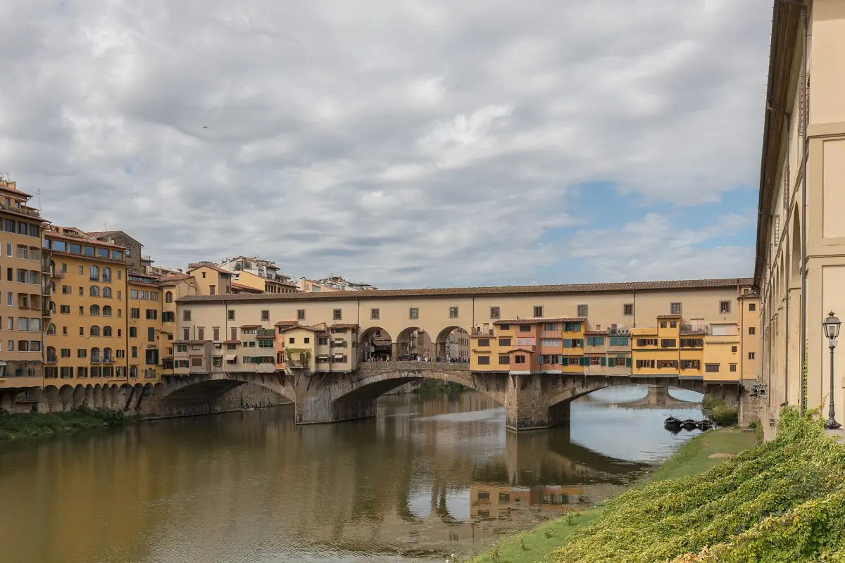 The Ponte Vecchio on a cloudy day