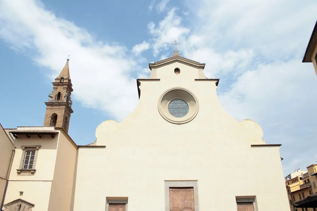 The facade of Santo Spirito