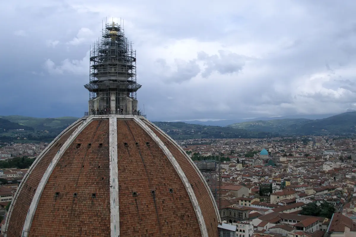 The view from the dome over Florence